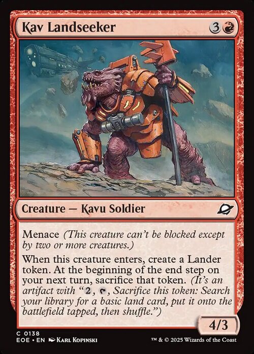 Kav Landseeker Card Front
