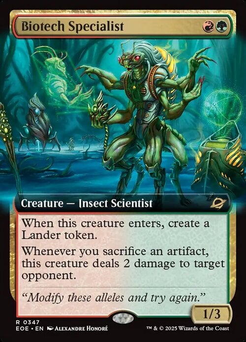 Biotech Specialist Card Front