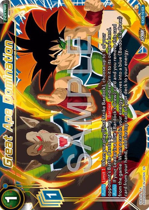 Great Ape Domination Card Front