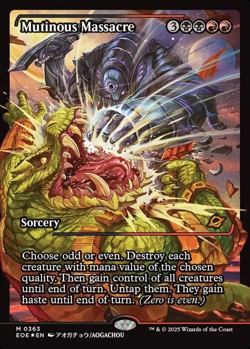 Mutinous Massacre Card Front