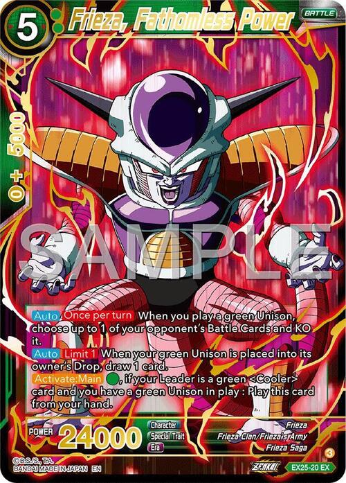 Frieza, Fathomless Power Card Front