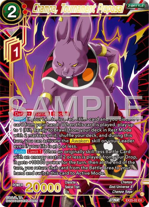 Champa, Tournament Proposal Card Front