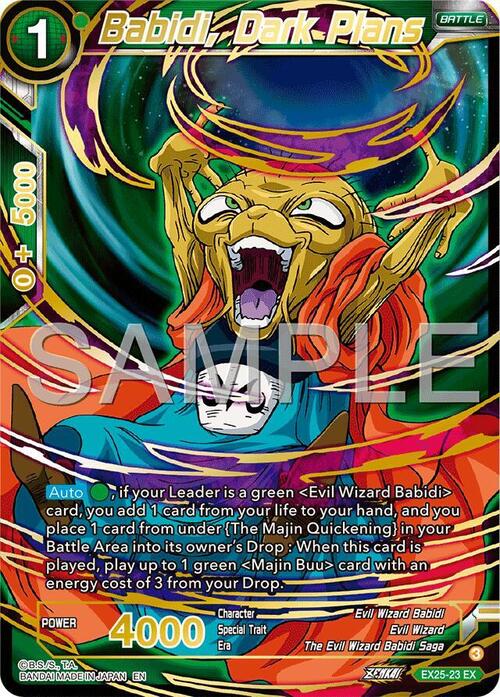 Babidi, Dark Plans Card Front