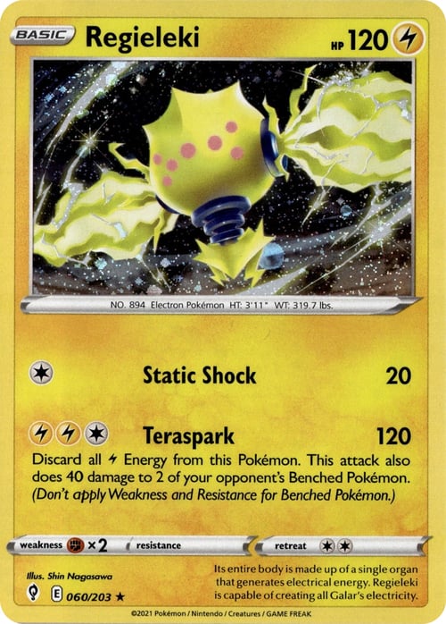 Regieleki Card Front