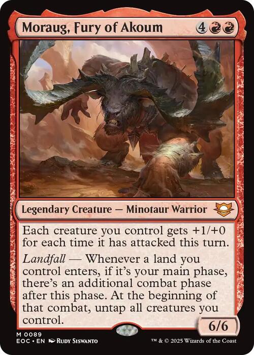 Moraug, Fury of Akoum Card Front