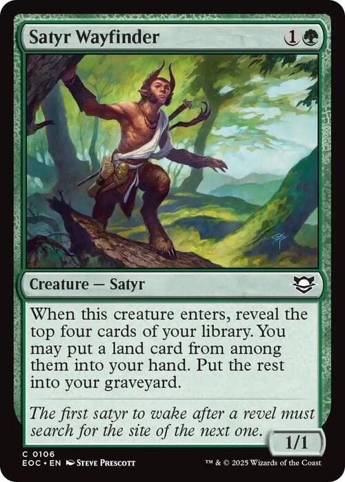 Satyr Wayfinder Card Front