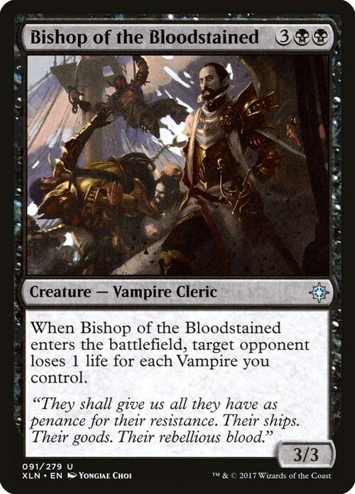 Bishop of the Bloodstained Card Front