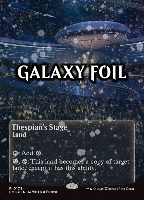 Thespian's Stage Card Front