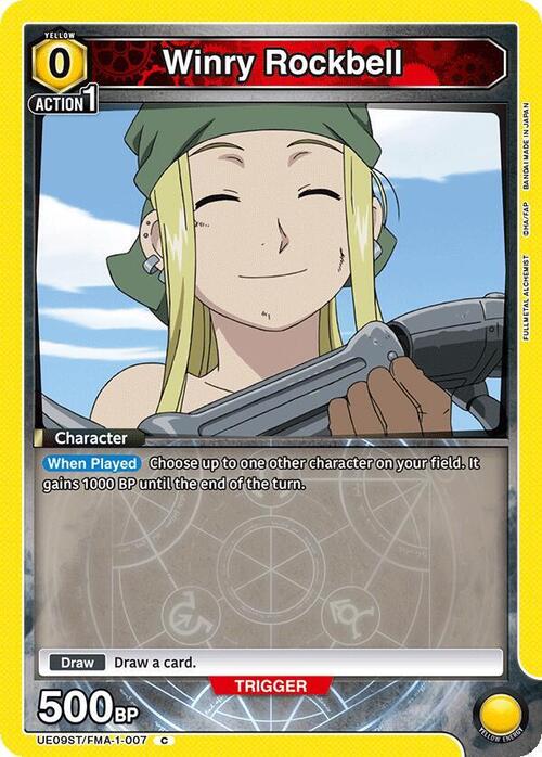 Winry Rockbell Card Front