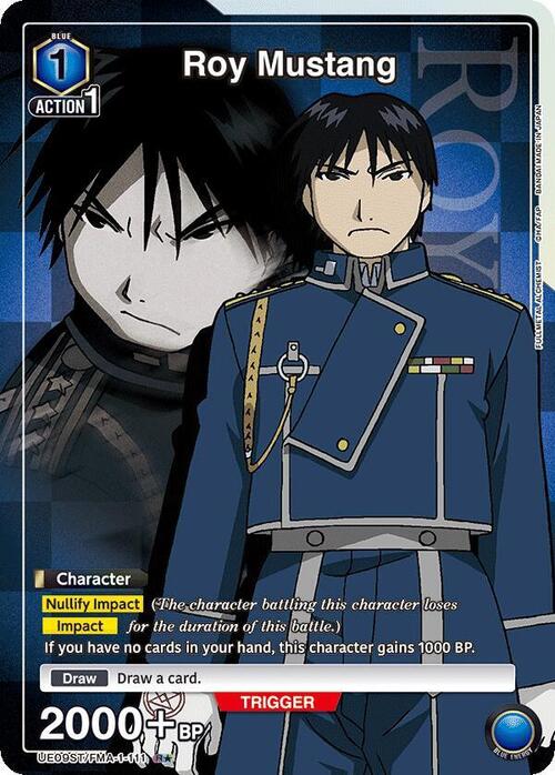Roy Mustang Card Front