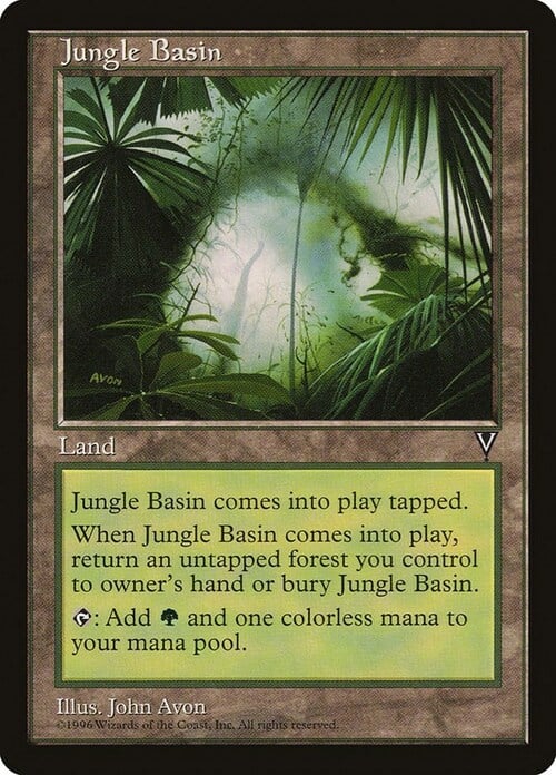 Jungle Basin Card Front