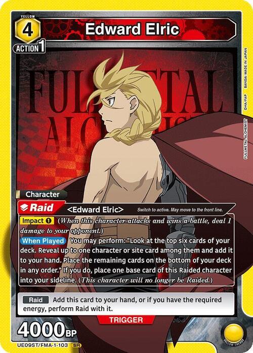 Edward Elric Card Front
