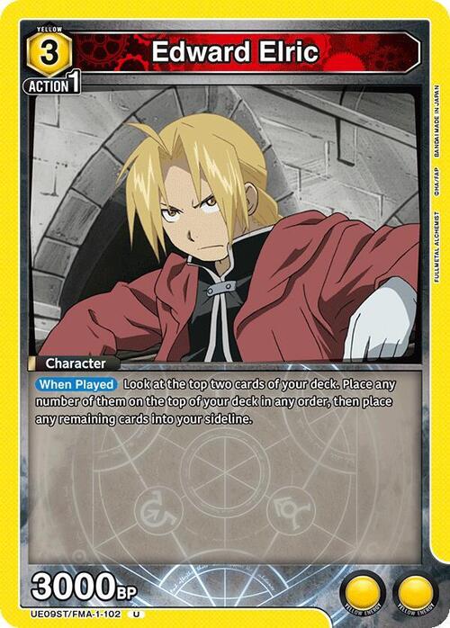 Edward Elric Card Front