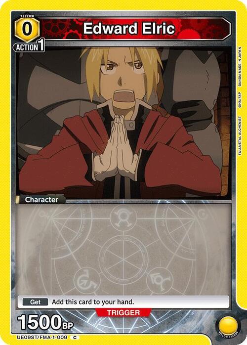 Edward Elric Card Front