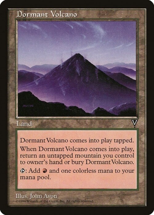 Dormant Volcano Card Front