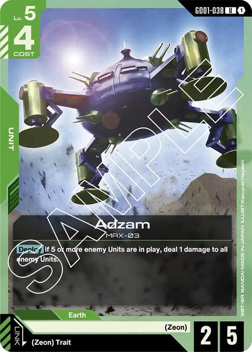 Adzam Card Front