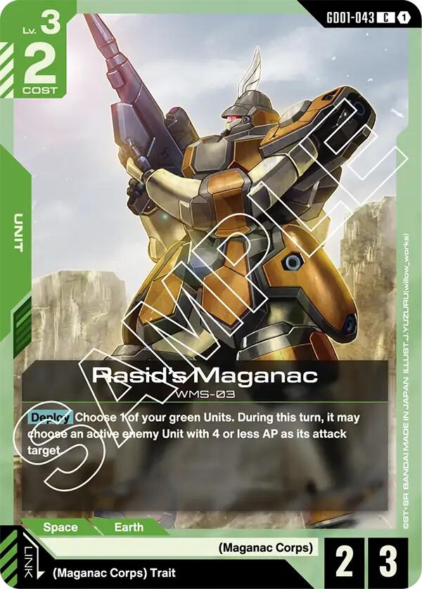 Rasid's Maganac GD-01: Newtype Rising | Gundam | CardTrader