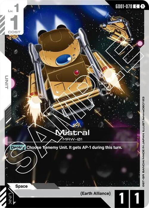 Mistral Card Front