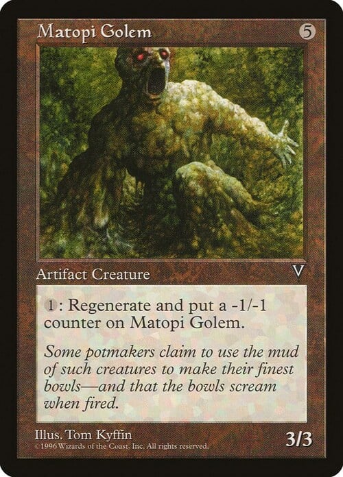 Matopi Golem Card Front
