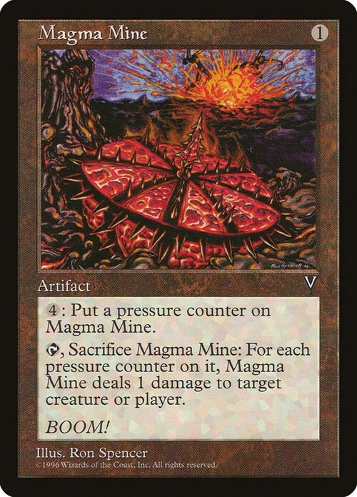 Miniera di Magma Card Front