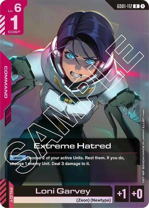 Extreme Hatred Card Front