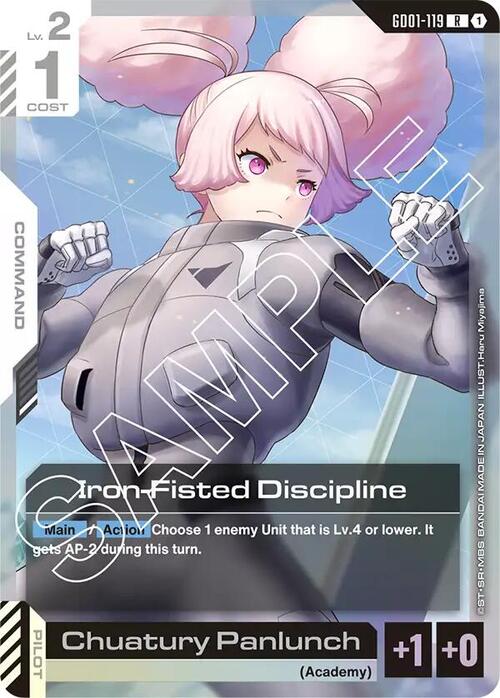 Iron-Fisted Discipline Card Front