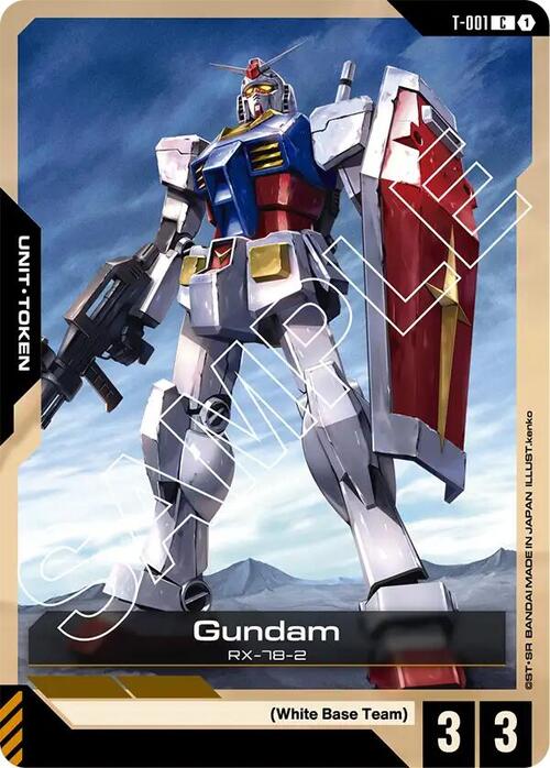 Gundam Card Front