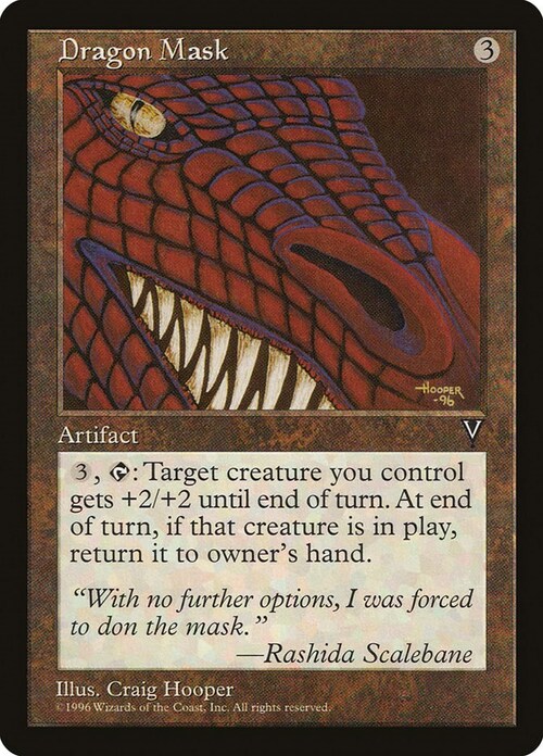 Dragon Mask Card Front