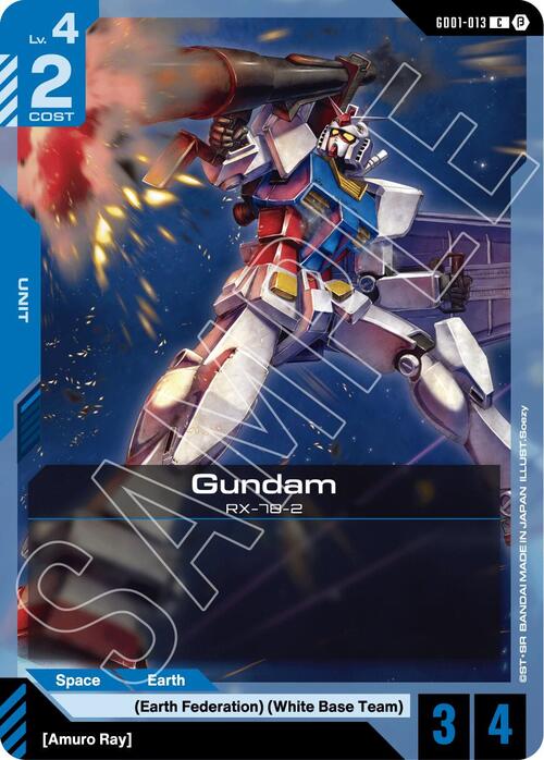 Gundam Card Front