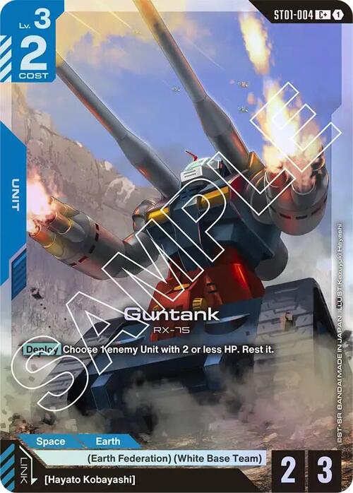 Guntank Card Front
