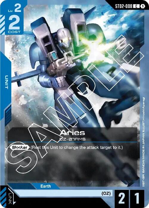 Aries Card Front