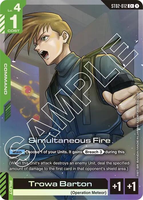 Simultaneous Fire Card Front