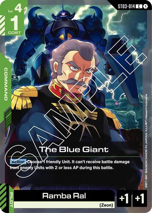The Blue Giant Card Front