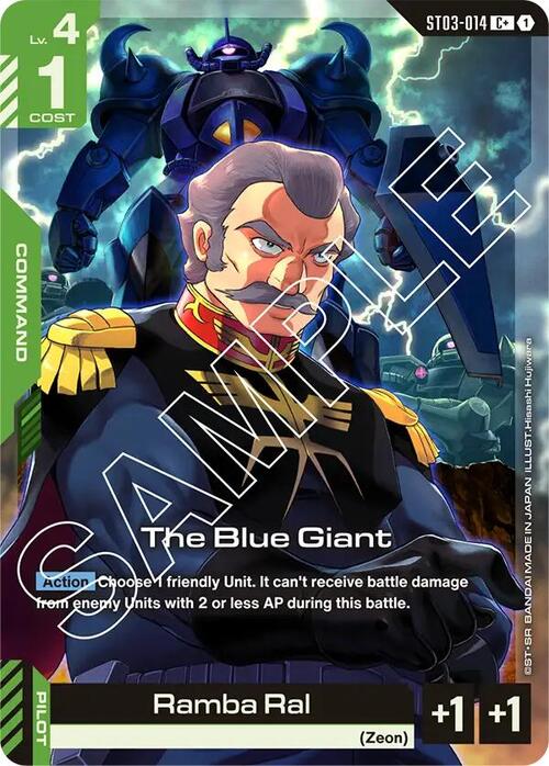 The Blue Giant Card Front