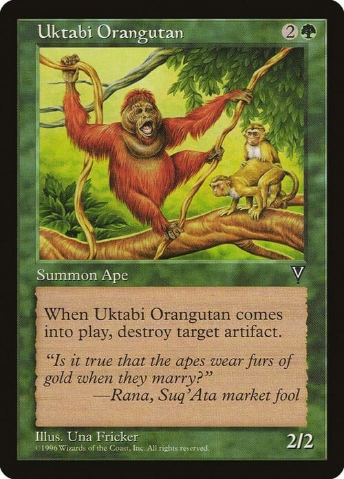Orangután de Uktabi Frente