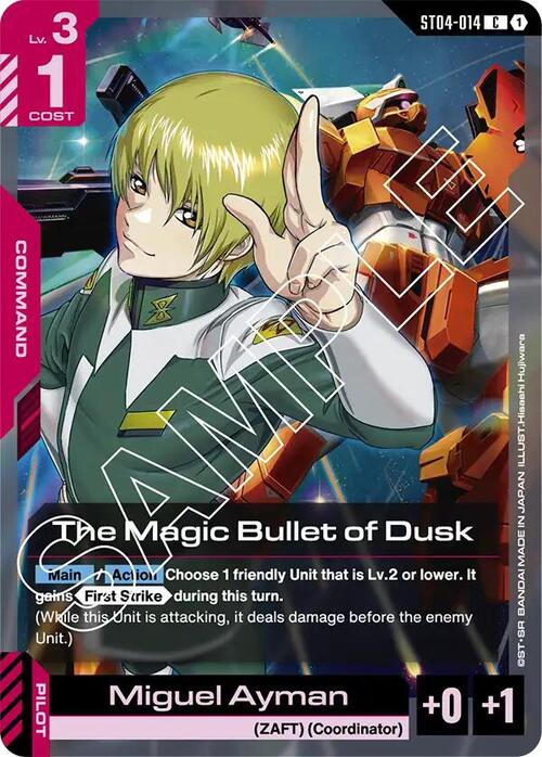 The Magic Bullet of Dusk Card Front