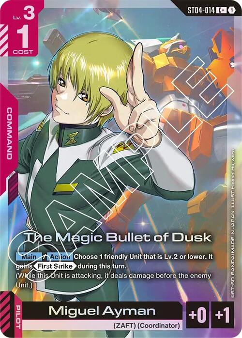 The Magic Bullet of Dusk Card Front
