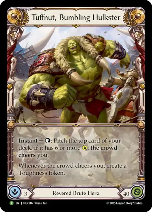 Tuffnut, Bumbling Hulkster Card Front