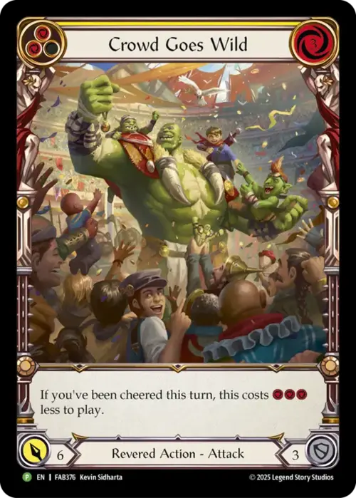 Crowd Goes Wild Card Front