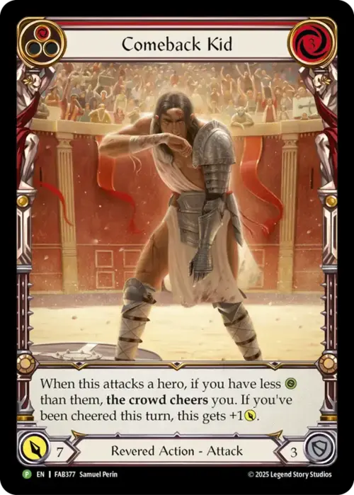 Comeback Kid (Red) Card Front