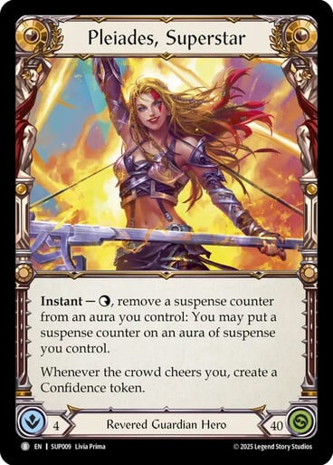 Pleiades, Superstar // Pleiades Card Front