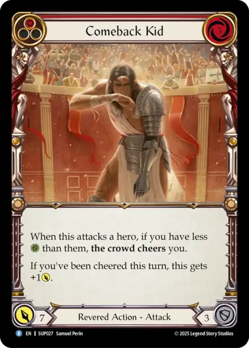 Comeback Kid - Red Card Front