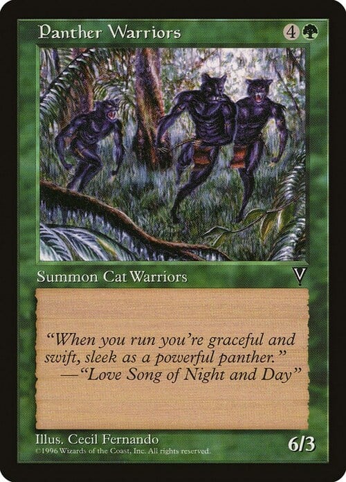 Panther Warriors Card Front