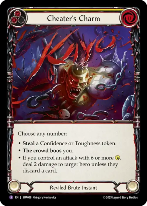 Cheater's Charm Card Front