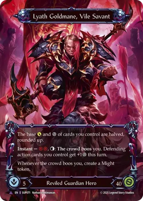 Lyath Goldmane, Vile Savant Card Front