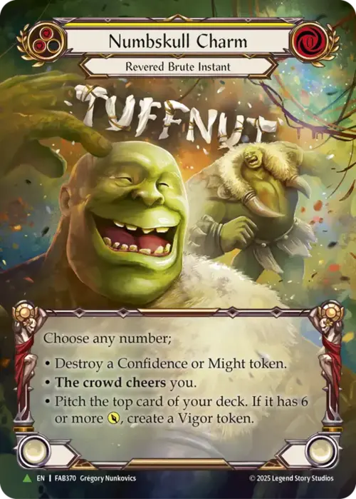 Numbskull Charm Card Front