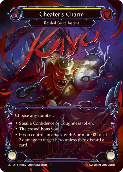 Cheater's Charm Card Front