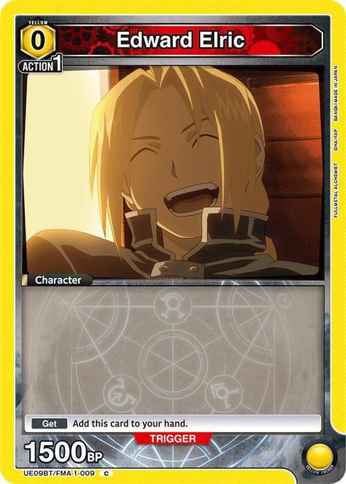 Edward Elric Card Front