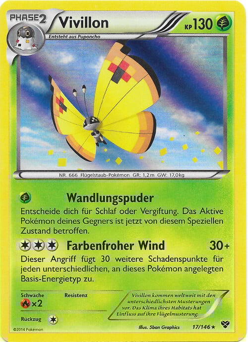 Vivillon Card Front