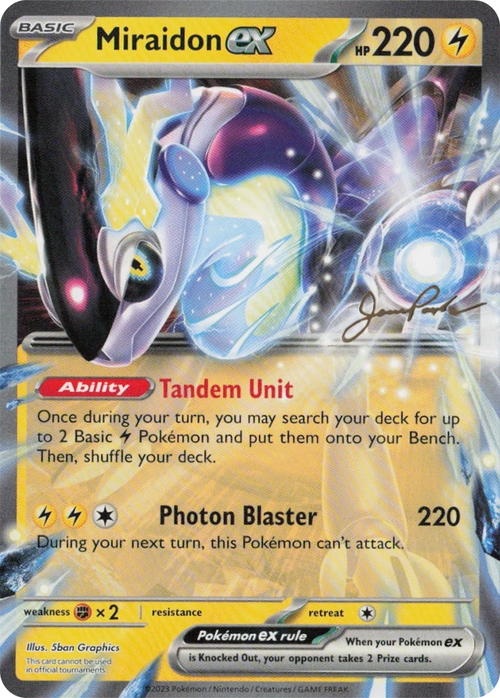 Miraidon ex Card Front